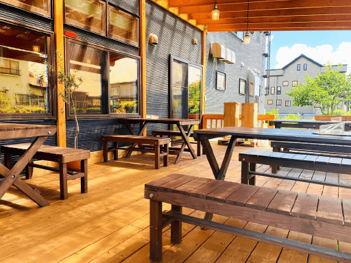 ウッドデッキの写真